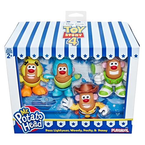 In those films, mr potato head angrily reminds other toys to use his honorific in some scenes. Mr Potato Head Toy Story Mini 4 Pack