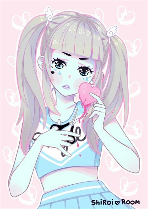 Anime Pastel Girl AŇime GiŘls Pinterest Pastel Goth