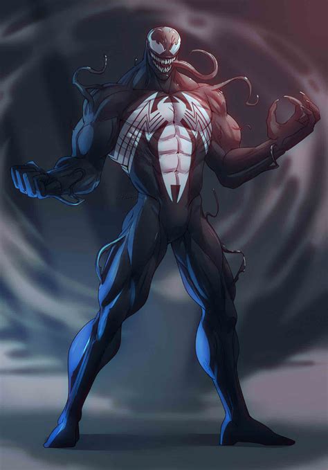 Artstation Venom Fanart Nightspin Sfmt Fan Art Art Venom