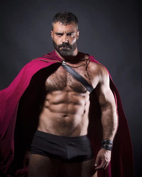 Handsome Older Men Muscle Bear Beefy Men Male Photography Mature