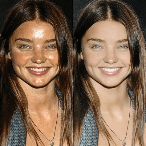 Celebrities Before And After Photoshop