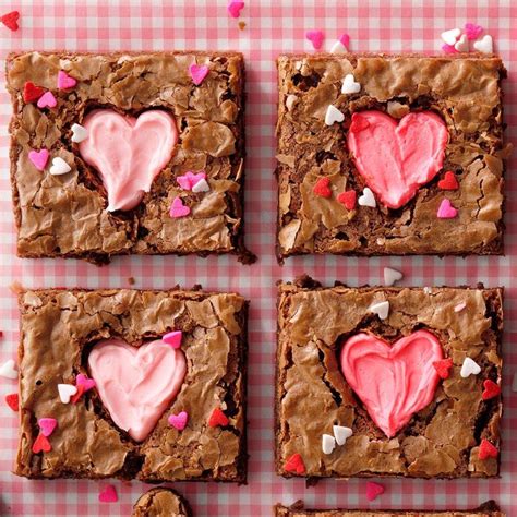 Valentine Heart Brownies Recipe How To Make It
