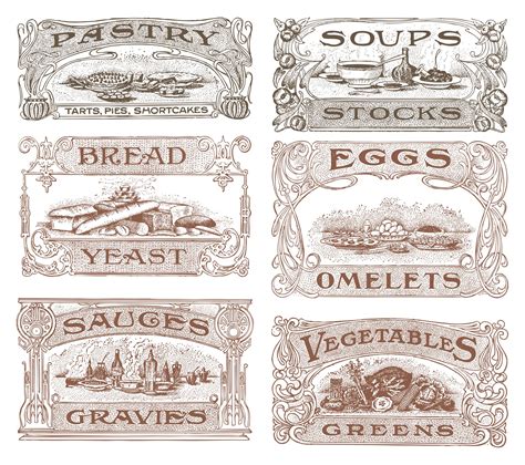 9 Best Miniature Printable Vintage Labels All In One Photos