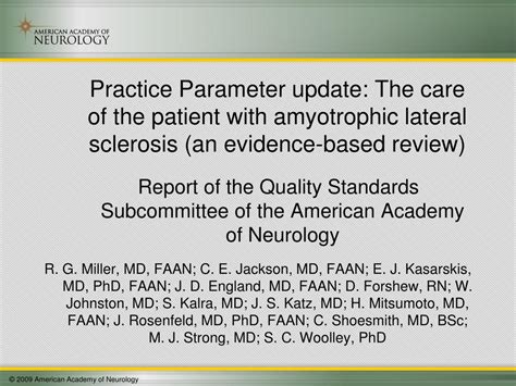 Ppt Practice Parameter Update The Care Of The Patient With