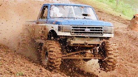 Ford Vs Chevy Mud Racing Trucks Battle Youtube