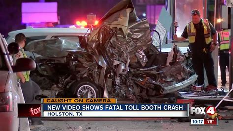 New Video Shows Deadly Toll Booth Crash Youtube