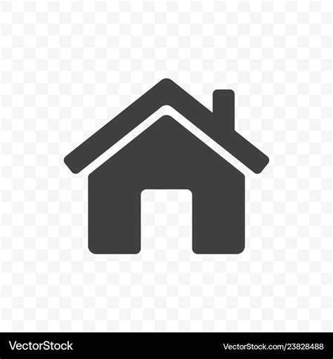 Home Icon Mobile App And Web Site Start Main Page Vector Image