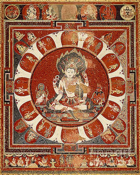 Vishnu Mandala Digital Art By Frederick Holiday Fine Art America