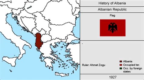 History Of Albania Every Year Youtube