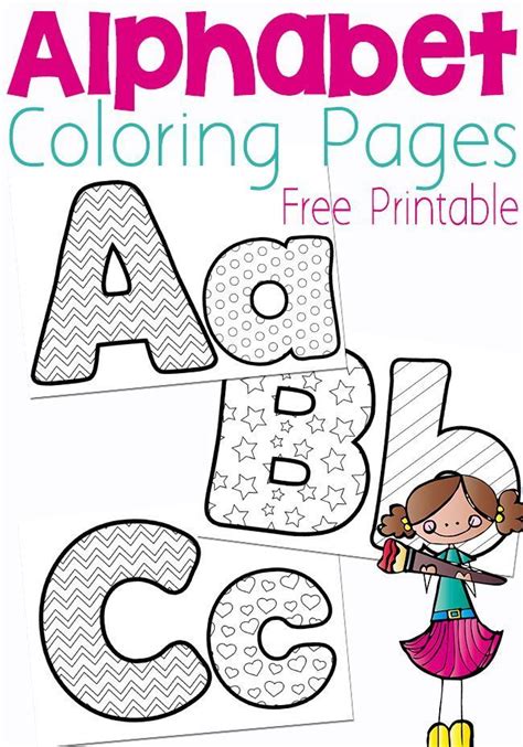 Alphabet Coloring Pages Printable Free Coloring Page Blog