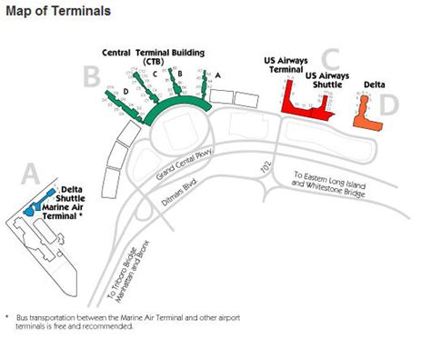 Laguardia Airport Lga Parking Terminals And Hotels New York