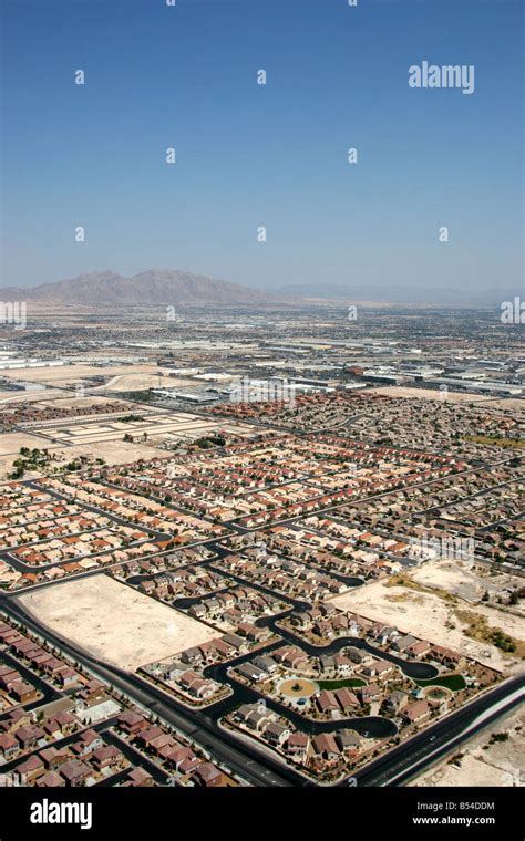 Homes In The Suburbs Of Las Vegas Nevada Usa Stock Photo Alamy