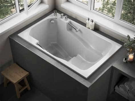 Bathroom perfect bathroom decor with soaker tubs stand. Takara Deep Soaking Tub ('easy access' style) - with a 25 ...