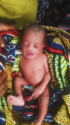 Photos Newborn Baby Dumped In Pit Toilet In Benue State Mother Arrested