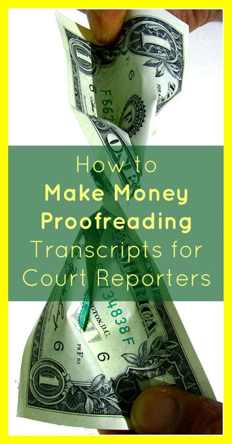 Our unique money earning software enables our users to run multiple iterations of the software on as many computers as they wish. How to Make Money Proofreading Transcripts for Court ...