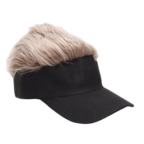 Men Funny Adjustable Flair Hair Cap Hat Golf Fashion Wig Cap Sun