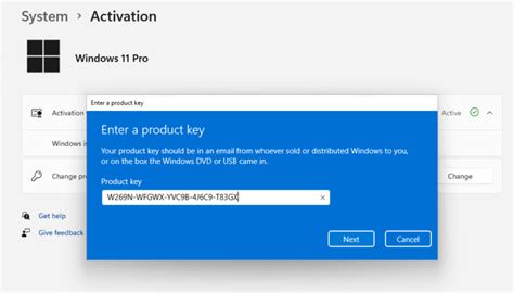 Clé De Produit Windows 11 Pro Gratuite 180 Jours Que Des Projet