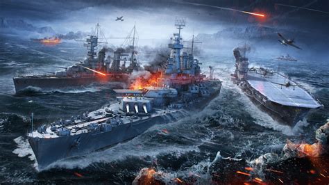 Download 3840x2160 Wallpaper Video Game Warships Ships World Of