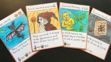 In theory as many as 26 people could play, but the game probably works best for around 5 to. How To Make Your Own Trading Card Game Using Index Cards ...