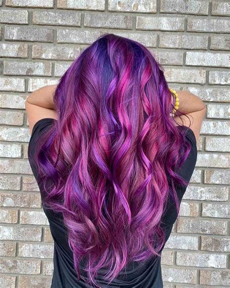 Ignite Your Style With The Captivating Allure Of Red Violet Hair Dive Into A World Of Vibrant