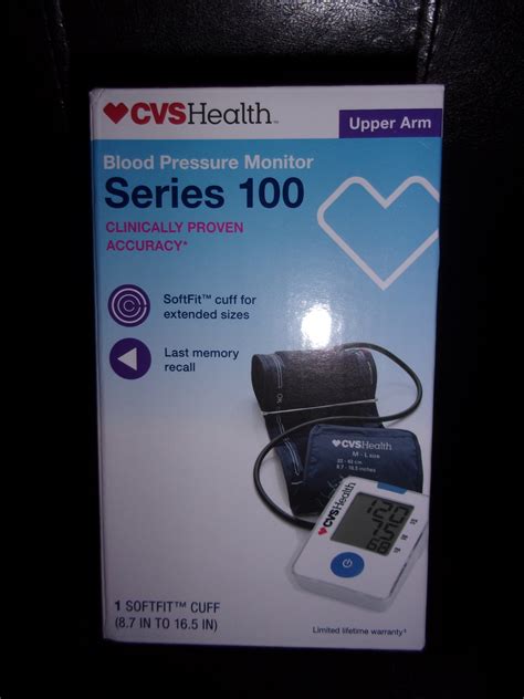 Cvs Health Blood Pressure Monitor Series 100 Blood Pressure Monitoring