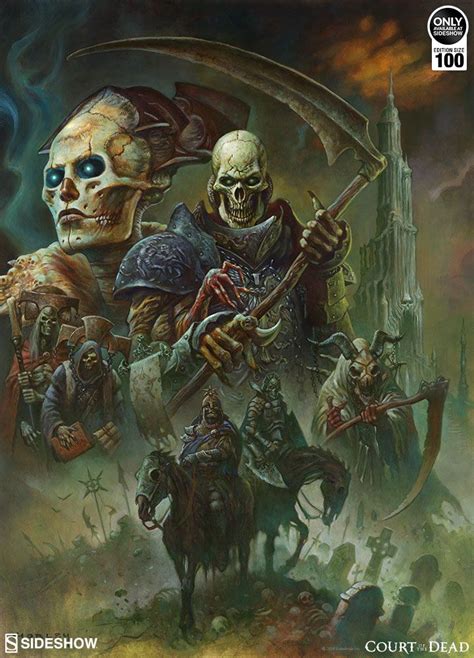 Court Of The Dead The Strength Of Bone Art Print By Sideshow