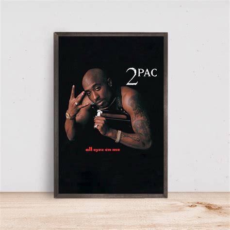 Tupac Shakur 2pac Affiche Dart De Rappeur De Musique Art Mural De