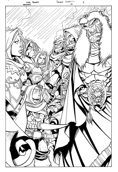 World Of Warcraft Coloring Pages Coloring Home