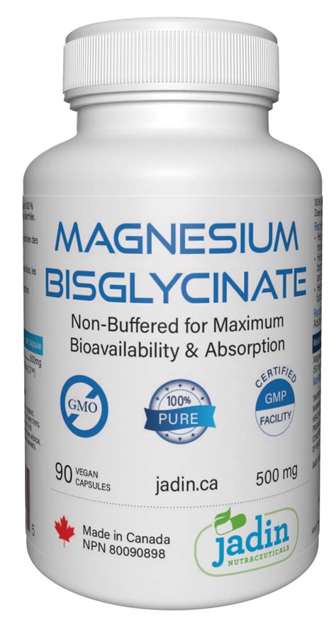 Magnesium Bisglycinate 500 Mg 100 Pure No Fillers Non Buffered