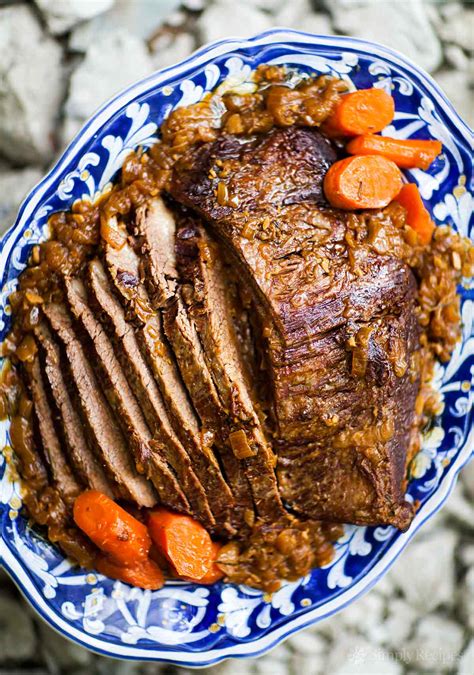 You can cook brisket on the stovetop, in the oven or on the grill. Beef Brisket {EASY Pot Roast} | SimplyRecipes.com