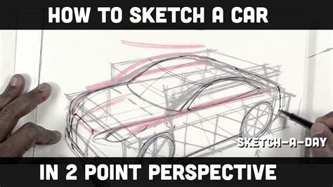 Industrial Design Sketching How To Draw A Car In Two Point Perspective