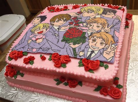 Anime Birthday Cake Ideas Gold