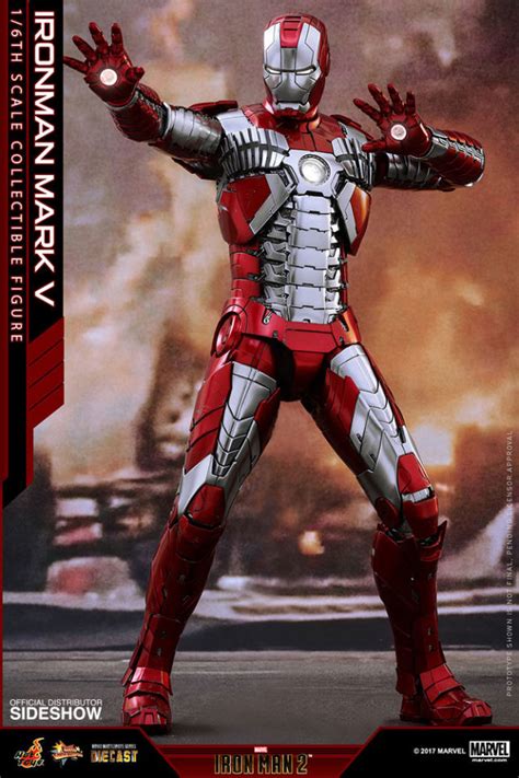 With the world now aware of his dual life as the armored superhero iron man, billionaire inventor tony stark faces pressure from the government, the press, and the public to share his technology with the military. Hot Toys Iron Man Mark V Die-Cast Figure Up for Order ...