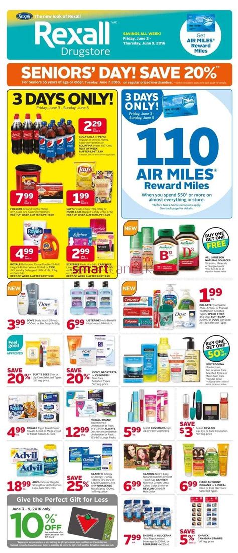 Rexall Drug Store West Flyer June 3 To 9