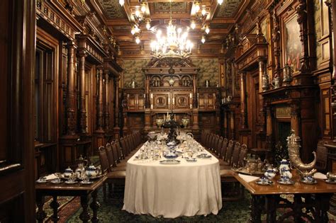 The Dining Room Of Peles Castle Royal Estate Sinaia Romania Rpics