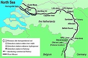 Map of the Dutch section of the River Meuse. | Download Scientific Diagram
