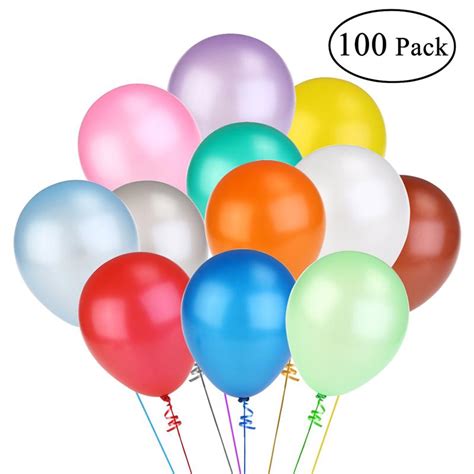 Inch Pcs Assorted Bright Color Latex Balloons Wedding Balloon Celebration Party Decorate