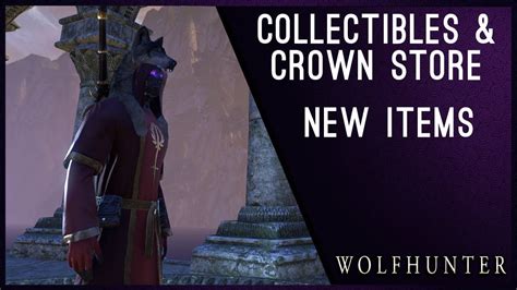 New Items And Collectibles Wolfhunter Dlc Eso Youtube