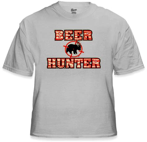 bear deer beer hunter target mens t shirt bewild