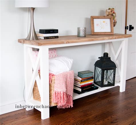 Ana White Rustic X Console Table Diy Projects