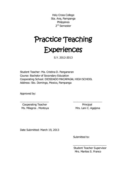 35 Narrative Report In Demo Teaching Reportnarrative
