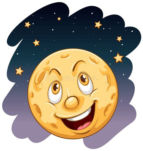 Smiling Moon Stock Vector Illustration Of Clipart Mascot 34434952