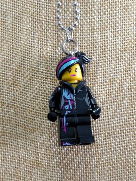 Wyldstyle Necklace Lego® Minifigure The Lego Movie Lucy Etsy
