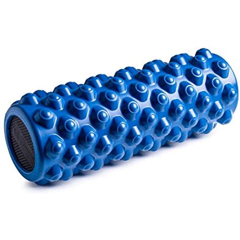 Fitness Innovations High Density Extra Firm Bumpy Foam Roller For Trigger Point Myofascial