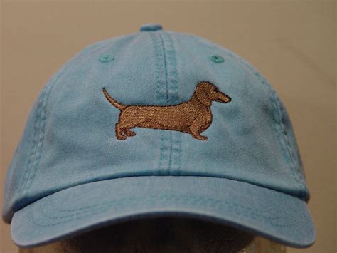 Dachshund Dog Hat One Embroidered Men Women Baseball T Etsy