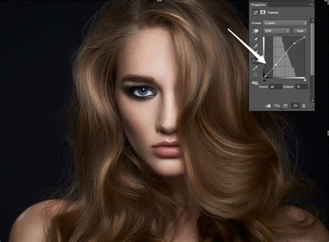 Adding Shine To The Hair Using Custom Photoshop Brush And Luminosity