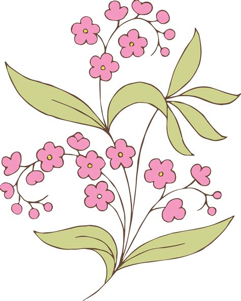 Pink Flower Deco Png Clip Art Image Clip Art Library