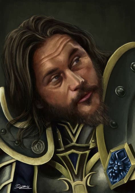 Sir Anduin Lothar Portrait By Muninn85 On Deviantart Portrait