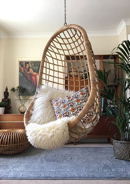 Rattan Wicker Cane Hanging Chair Swings Natural Akway Atelier Yuwa