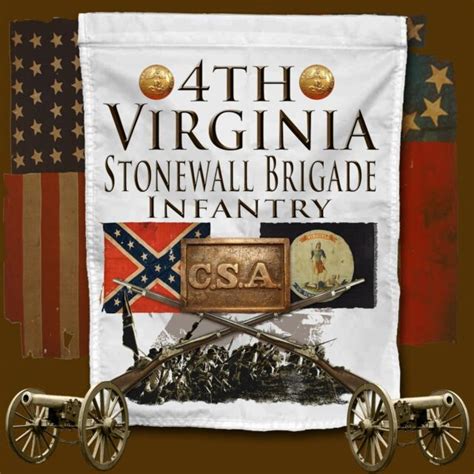 4th Virginia Infantry Stonewall Brigade American Civil War Themed Yard